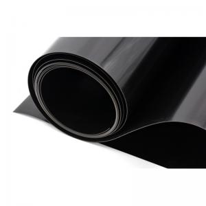0,15 mm högglans flexibel PVC tunn plastfolie svart