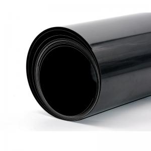 Styv svart hög inverkan färg PS polystyren HIPS plastark flexibel 1MM