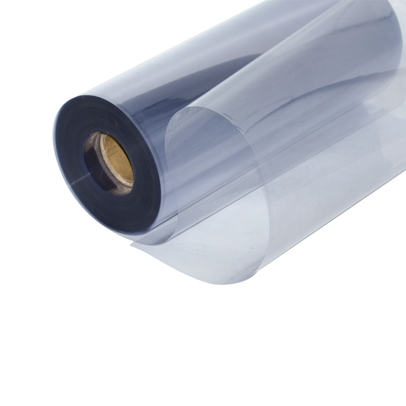 1 mm tjock Super Clear PVC-sträckfilmrulle för termoformning
