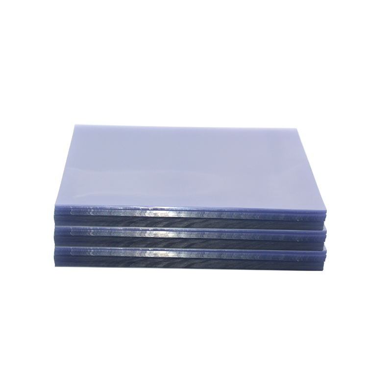 1mm tryckt förpackning högglans flexibel utskrivbar genomskinlig plast PVC-styvt arkrulle för offsettryck