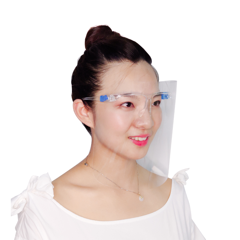 Utbytbart Anti Fog Clear Face Splash Glasses Face Guard PET Face Shield för matlagning
