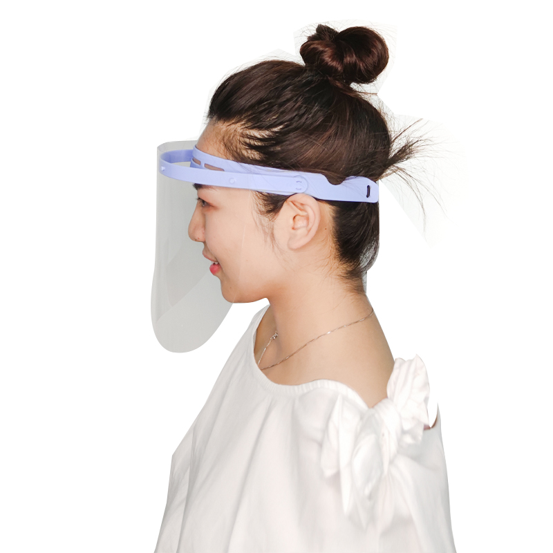 Återanvändbart ansiktsskydd stänkskyddat anti-dimma justerbart ansiktsskydd med elastiskt band