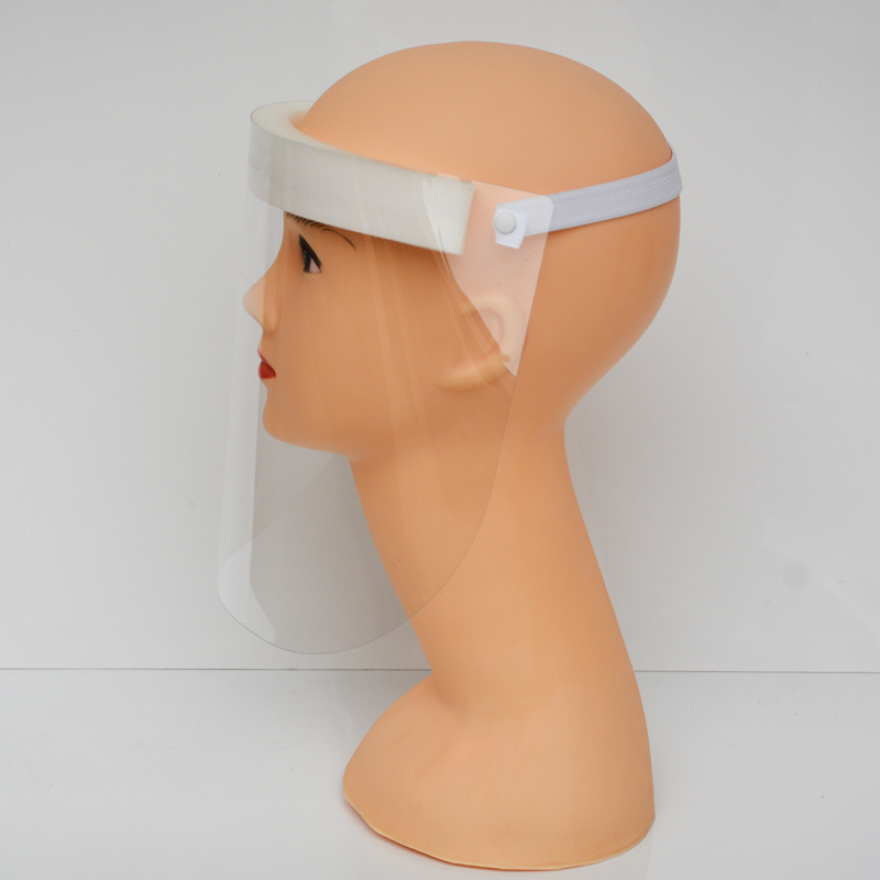 Transparent ansiktsskyddslampa Anti-dimma Plast ansiktsskärm Skärmsäkerhet