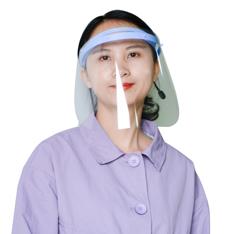 DIN EN Spater Protective Face Visor Transparent Clear Shield Face Antidim